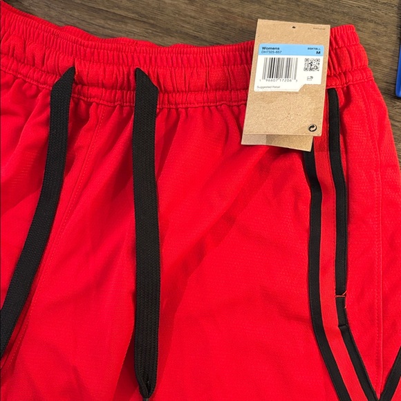 NWT [Nike] Fly Crossover 5" Red Loose Fit Athletic Shorts Women’s Sizes S M L XL - Picture 6 of 8